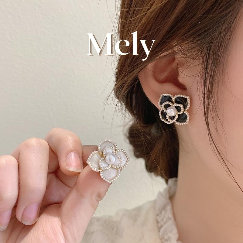 Bông tai hoa ngọc trắng - mely 670