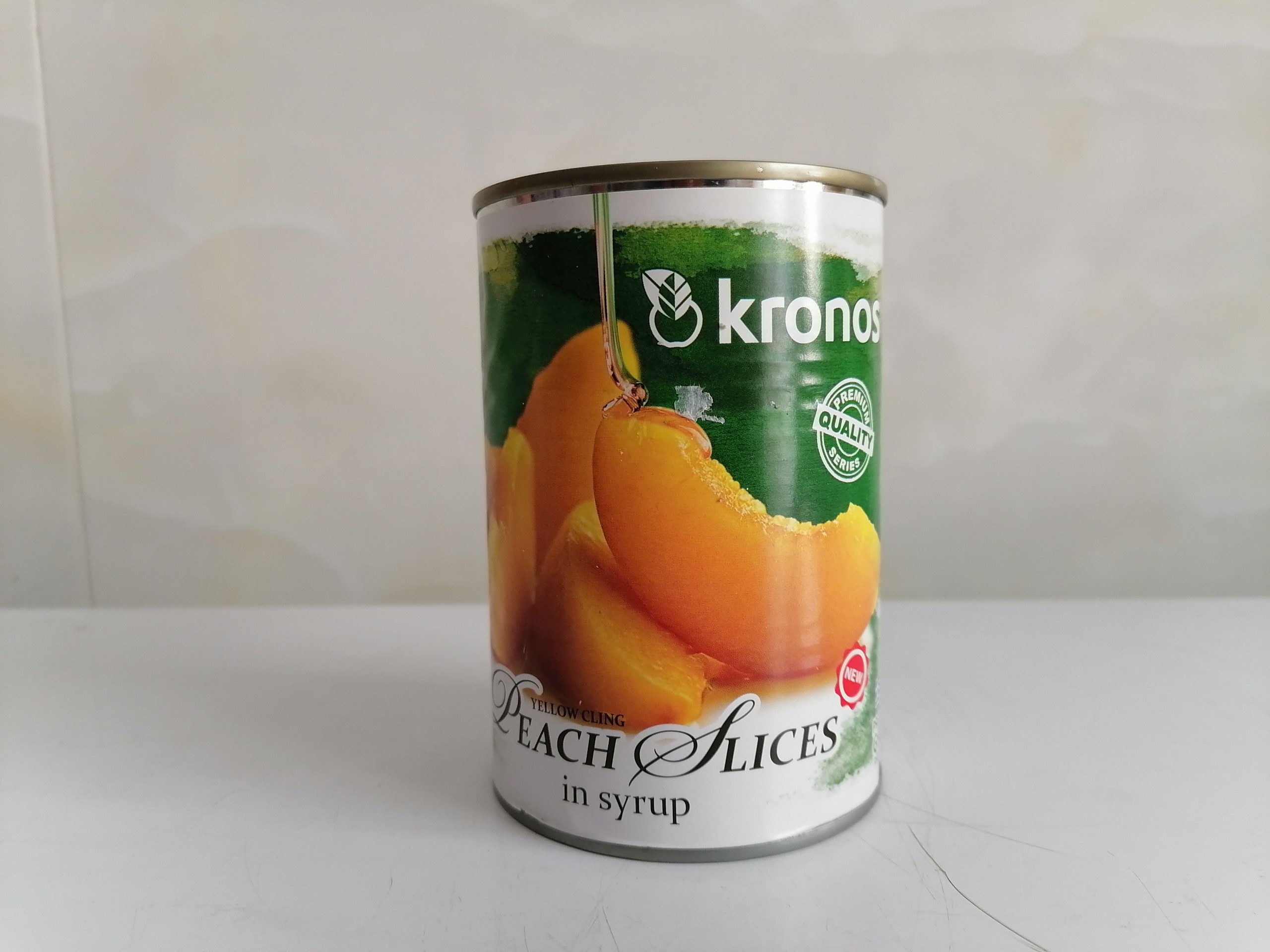 [Hộp nhỏ 410g] ĐÀO CẮT LÁT NGÂM ĐƯỜNG [Greece] KRONOS Peach Slices in Syrup