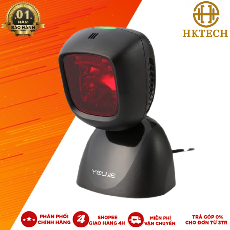 Máy quét mã vạch đa tia 2D để bàn Honeywell Youjie HF600