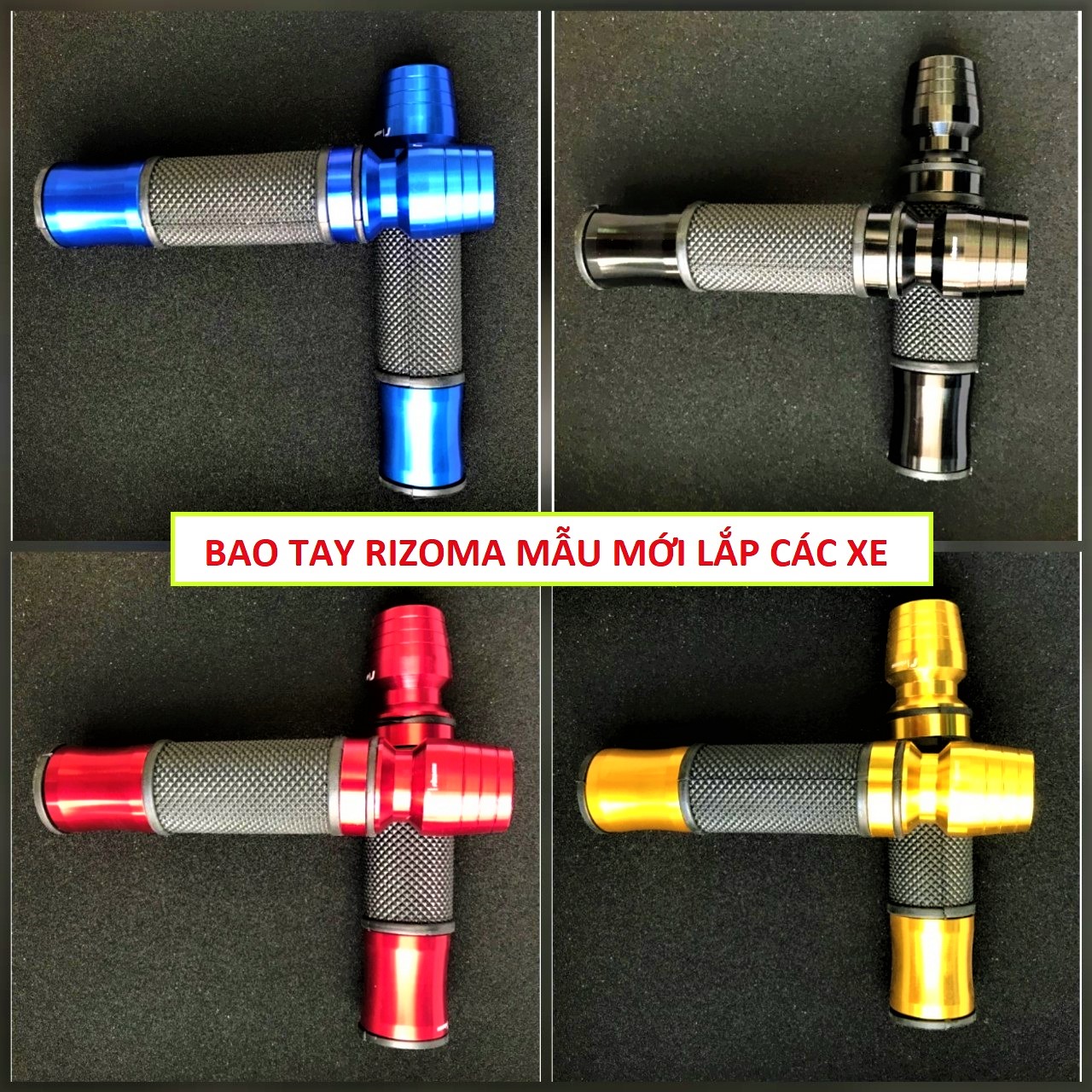 BAO TAY XE MÁY GÙ TRÒN RIZOMA CỰC HÓT MẪU 2020 , TAY CẦM XE MÁY LẮP CÁC LOẠI XE , ĐỒ CHƠI TRANG TRÍ XE MÁY