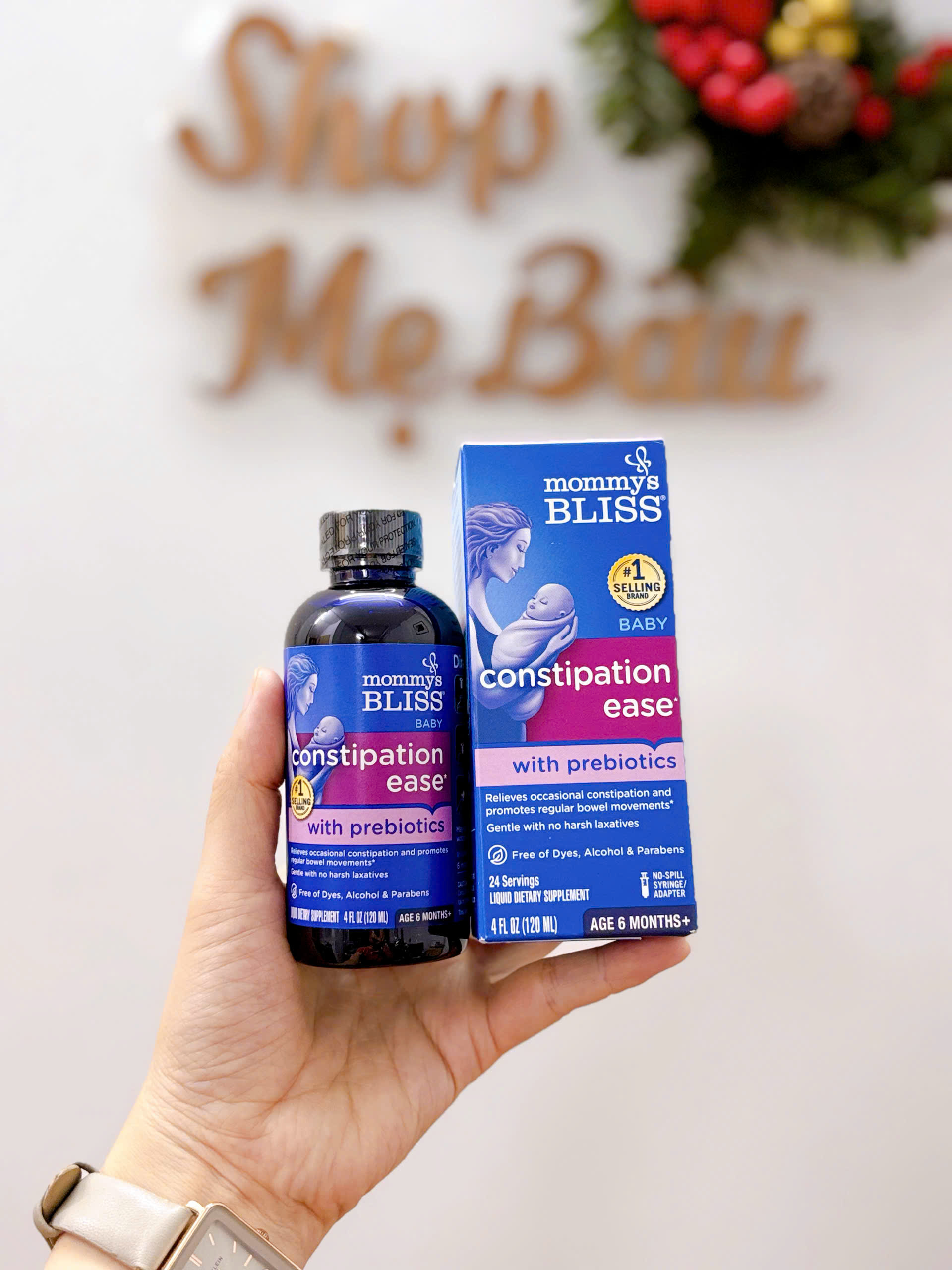 SIRO MOMMYS BLISS CONSTIPATION EASE KẾT HỢP PREBIOTICS - HỖ TRỢ TÁO BÓN KHÔNG THƯỜNG XUYÊN CHO BÉ TỪ 6 THÁNG TUỔI