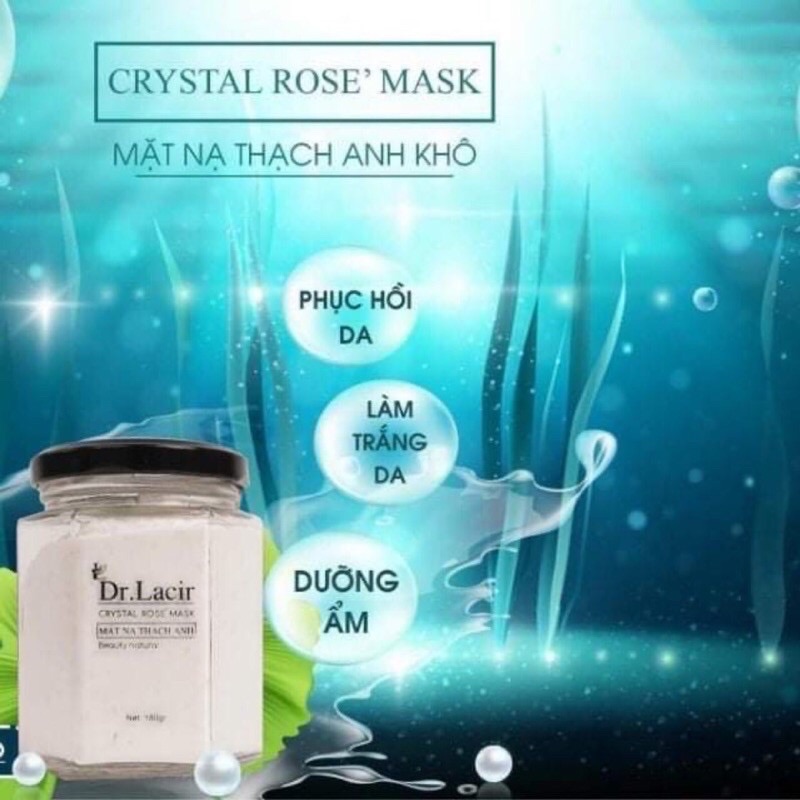 Mặt nạ thạch anh khô dr. lacir - phục hồi da, làm sáng da, giảm kích ứng da