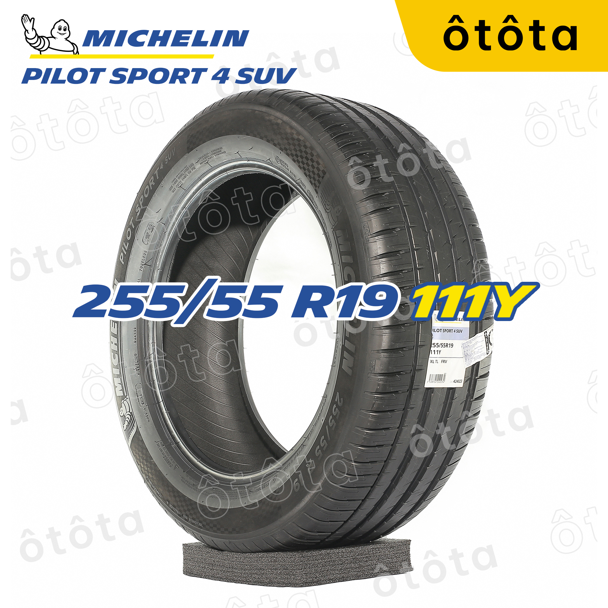 Lốp ô tô Michelin 255/55 R19 111Y Pilot Sport 4 SUV FRV – Chính Hãng BH 6 năm (255/55R19, 255 55 R19) Giá 9,252,100 Đồng*Miễn phí vận chuyển