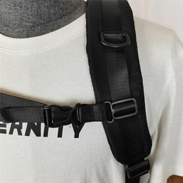 NEW Authentic Stone Island 3M reflective stone backpack men's fashion waterproof large-capacity tooling student schoolbag computer backpack