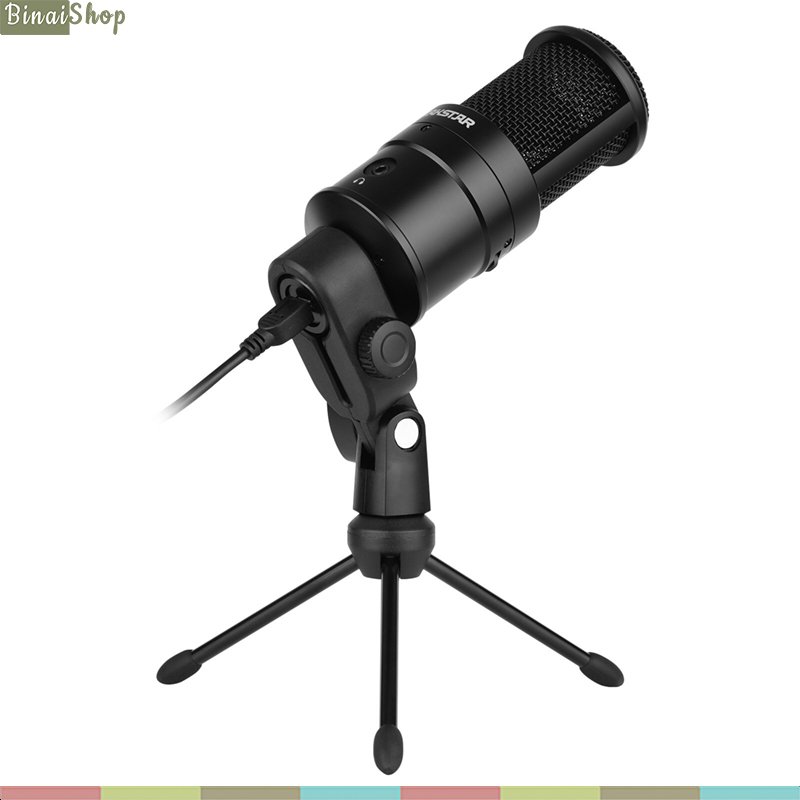 Takstar pc-k220usb - micro condenser thu âm kỹ thuật số cho máy tính, điện thoại