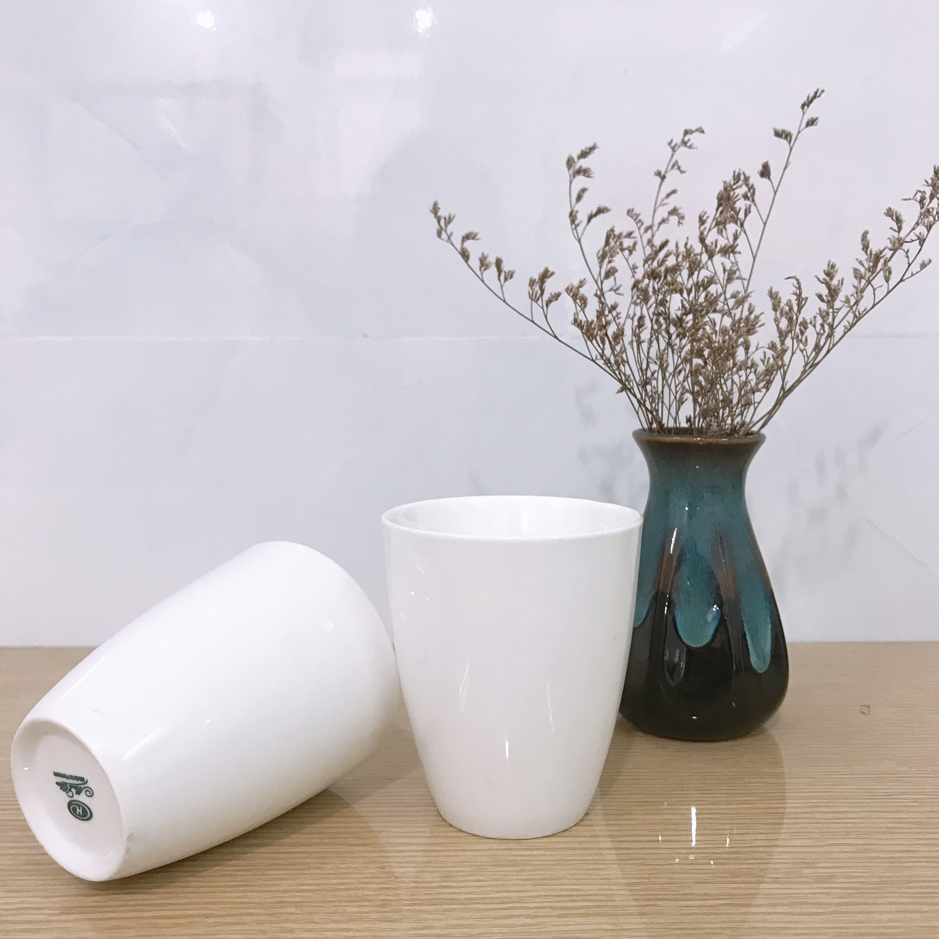 LY SỨ 300ml // LY SỨ TRẮNG HIỆU MINH CHÂU - GỐM SỨ CHẤT LƯỢNG AN TOÀN NGƯỜI DÙNG