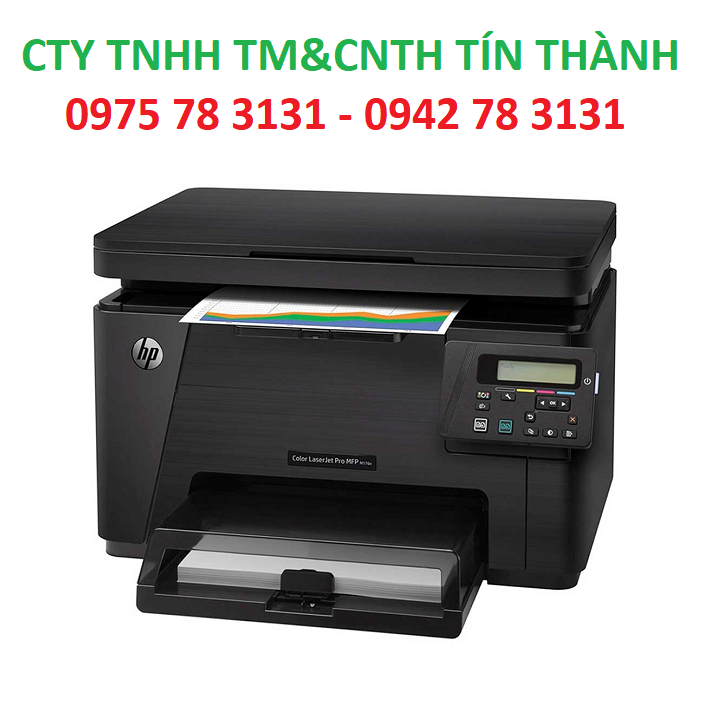 Máy in laser màu đa năng hp color laserjet pro m176n