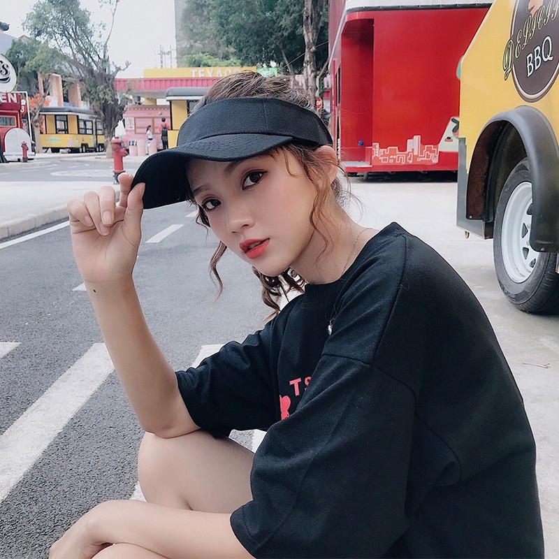 Nón kết nam nữ/ Mũ lưỡi trai nửa đầu trơn tenis thời trang💞