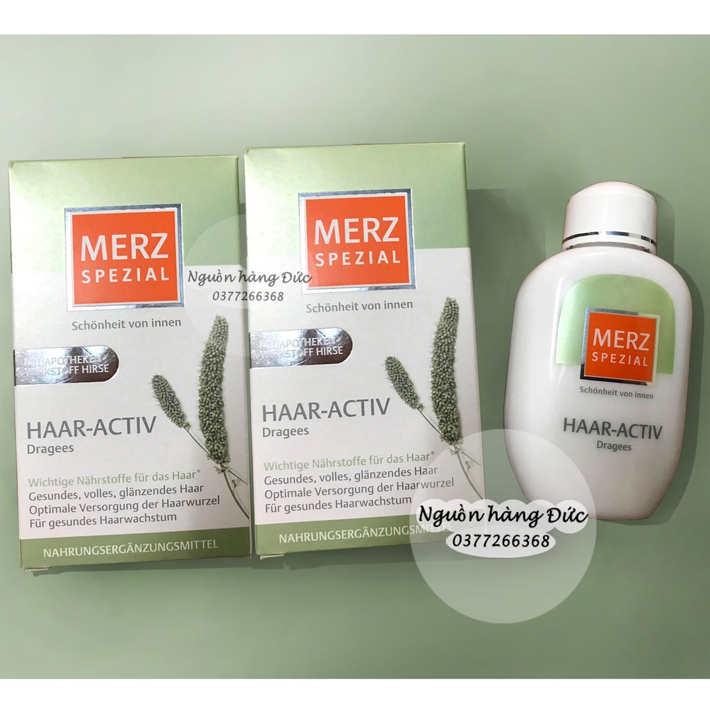 CHĂM SÓC TÓC MERZ SPEZIAL NỘI ĐỊA ĐỨC - GIÚP TÓC DÀY MƯỢT, GIẢM RỤNG TÓC MERZ ĐỨC