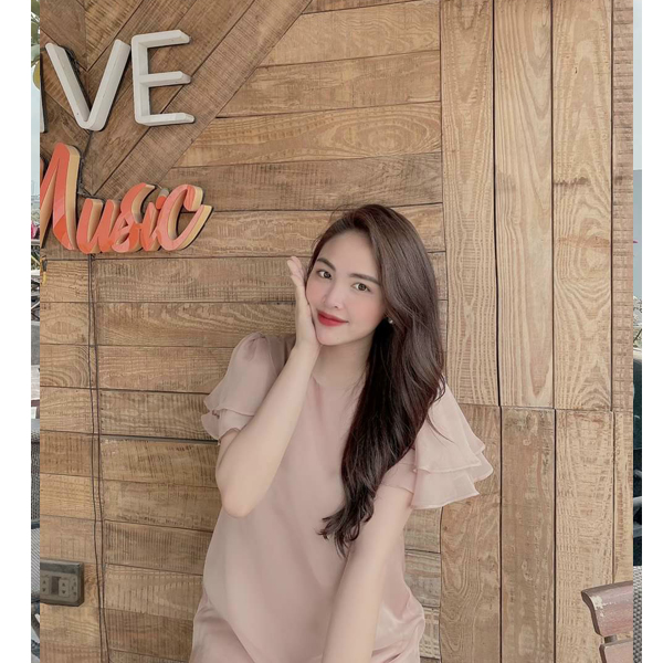 Đầm bầu lụa tơ 2 lớp m250 lensi