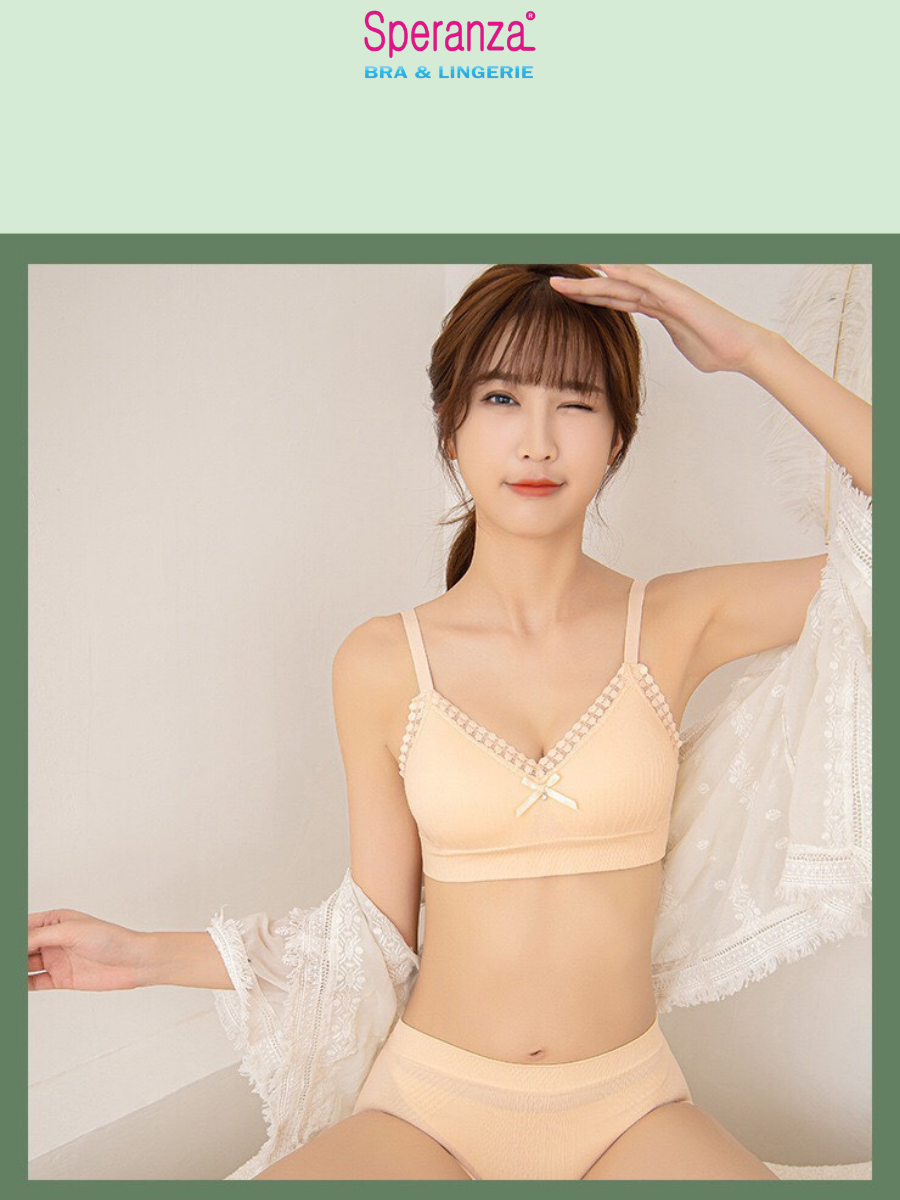 Áo ngực nữ, áo bra không gọng kiểu dáng trẻ trung xinh xắn speranza spa0929sh