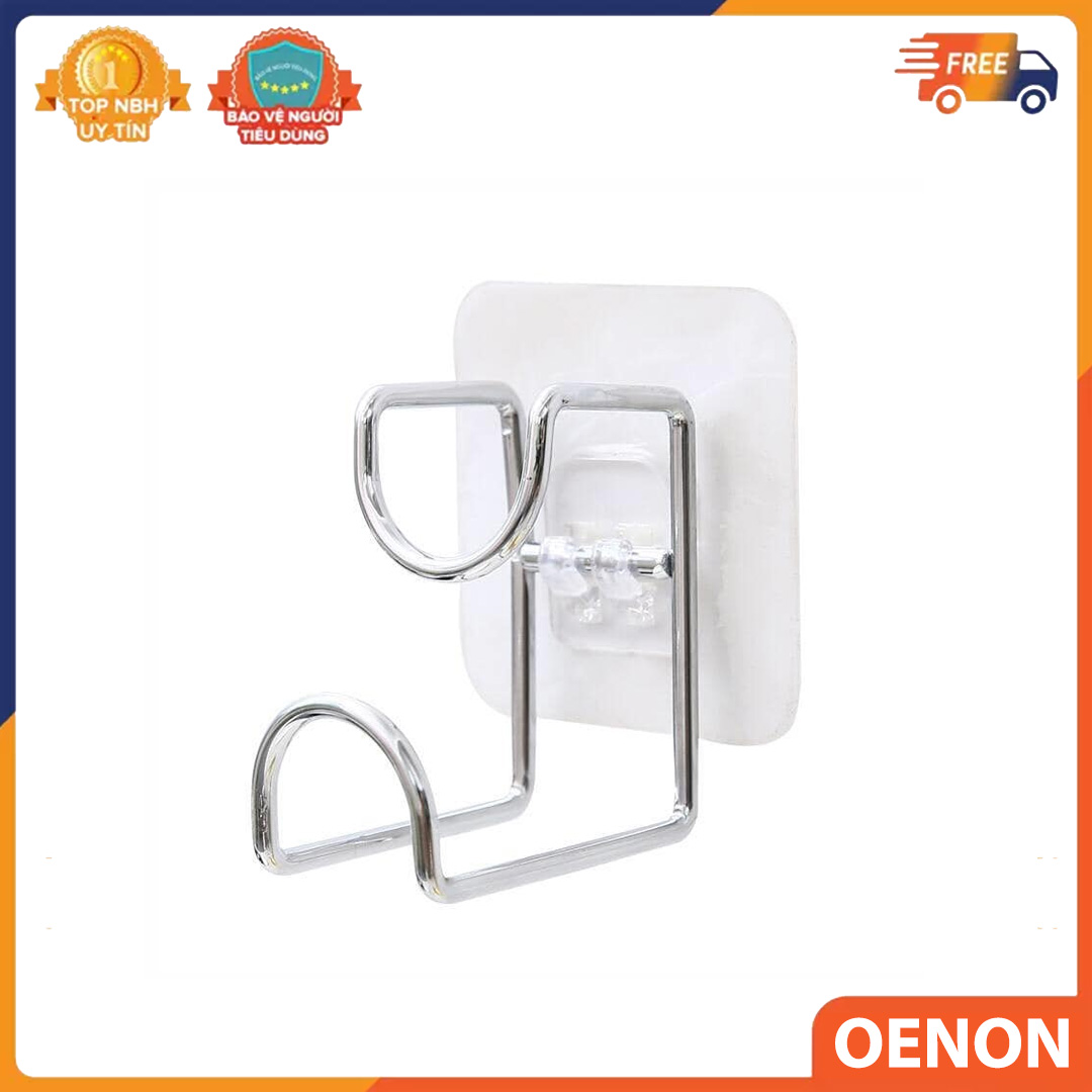 Móc treo chậu nhà tắm, Móc treo đồ đa năng gia đình chất liệu inox không rỉ lắp đặt dính tường siêu chắc chịu tải lên đến 10kg