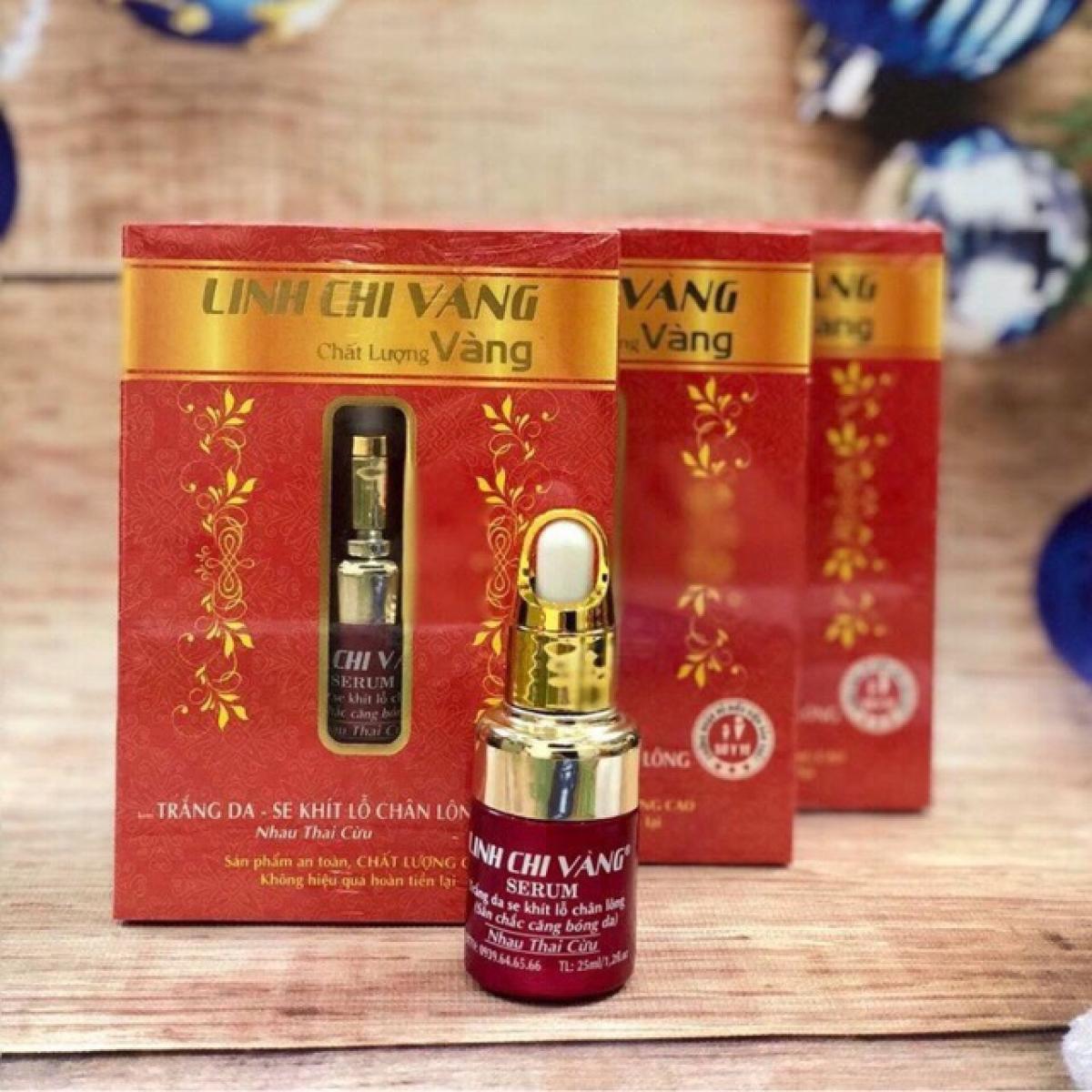 Serum dưỡng trắng da linh chi vàng 25ml