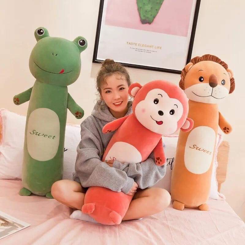 Gối ôm hình thú kẹo ngọt ngào loại 90cm