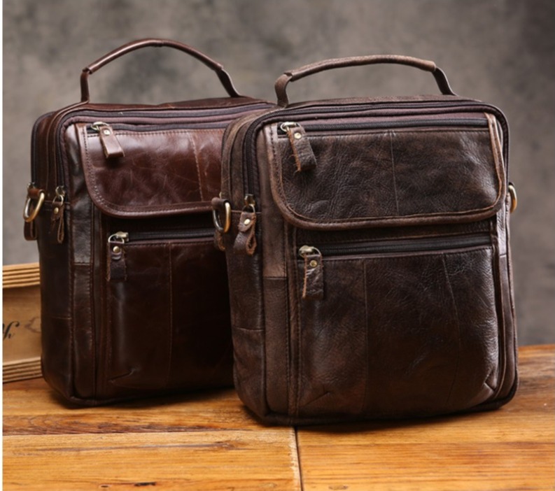 Túi Xách Nam Đeo Chéo Da Bò Thật Đựng IPad IP025