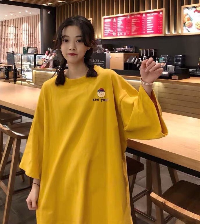 Nguyen Ngoan Fashion ÁO THUN NỮ IN CHỮ CHEESE TAY LỠ PHÔNG RỘNG THỜI TRANG UNISEX PHONG CÁCH SAKURA