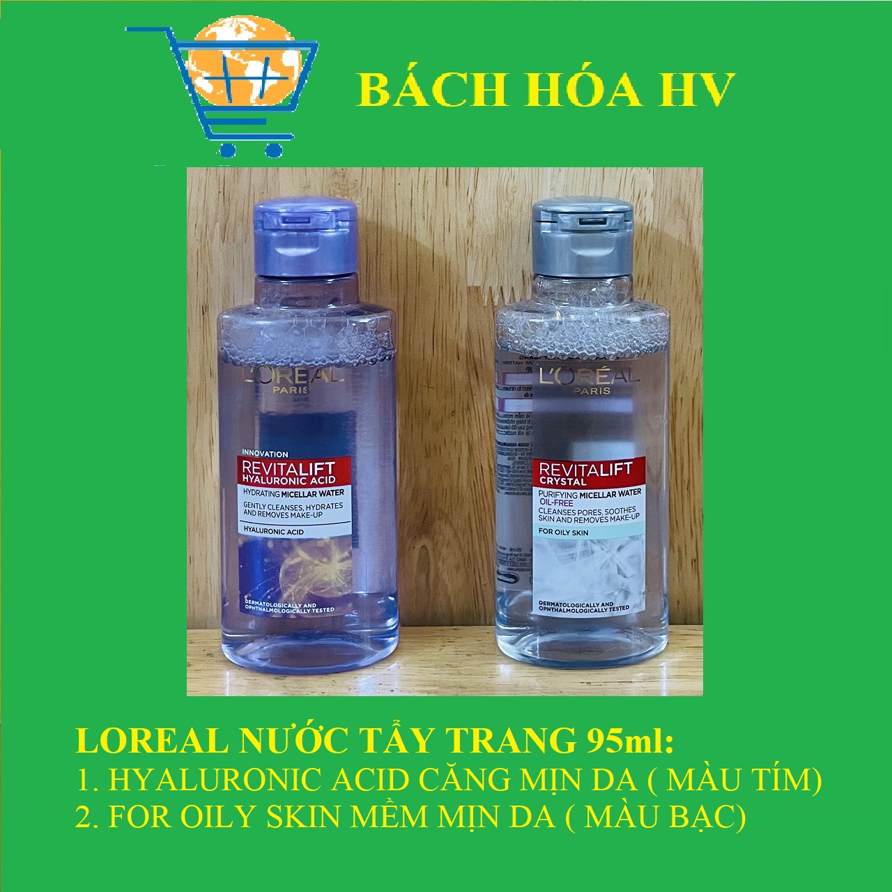 Nước tẩy trang loreal 95ml - bach hoa hv