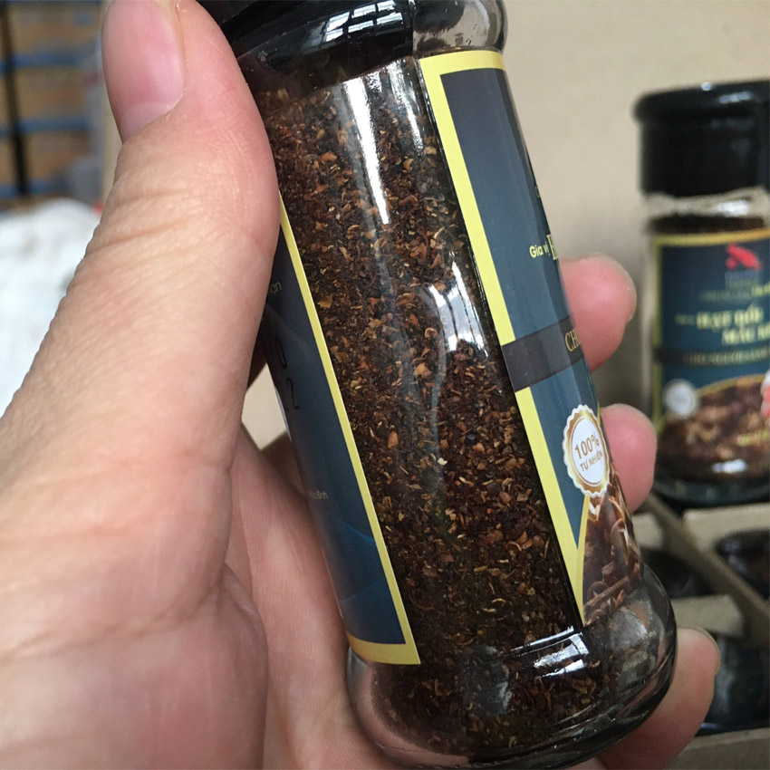 Hạt Dổi trộn cùng hạt Mắc khén nguyên chất đã xay nhỏ rất tiện dụng NGON1 - gia vị đặc trưng của ẩm thực Tây Bắc