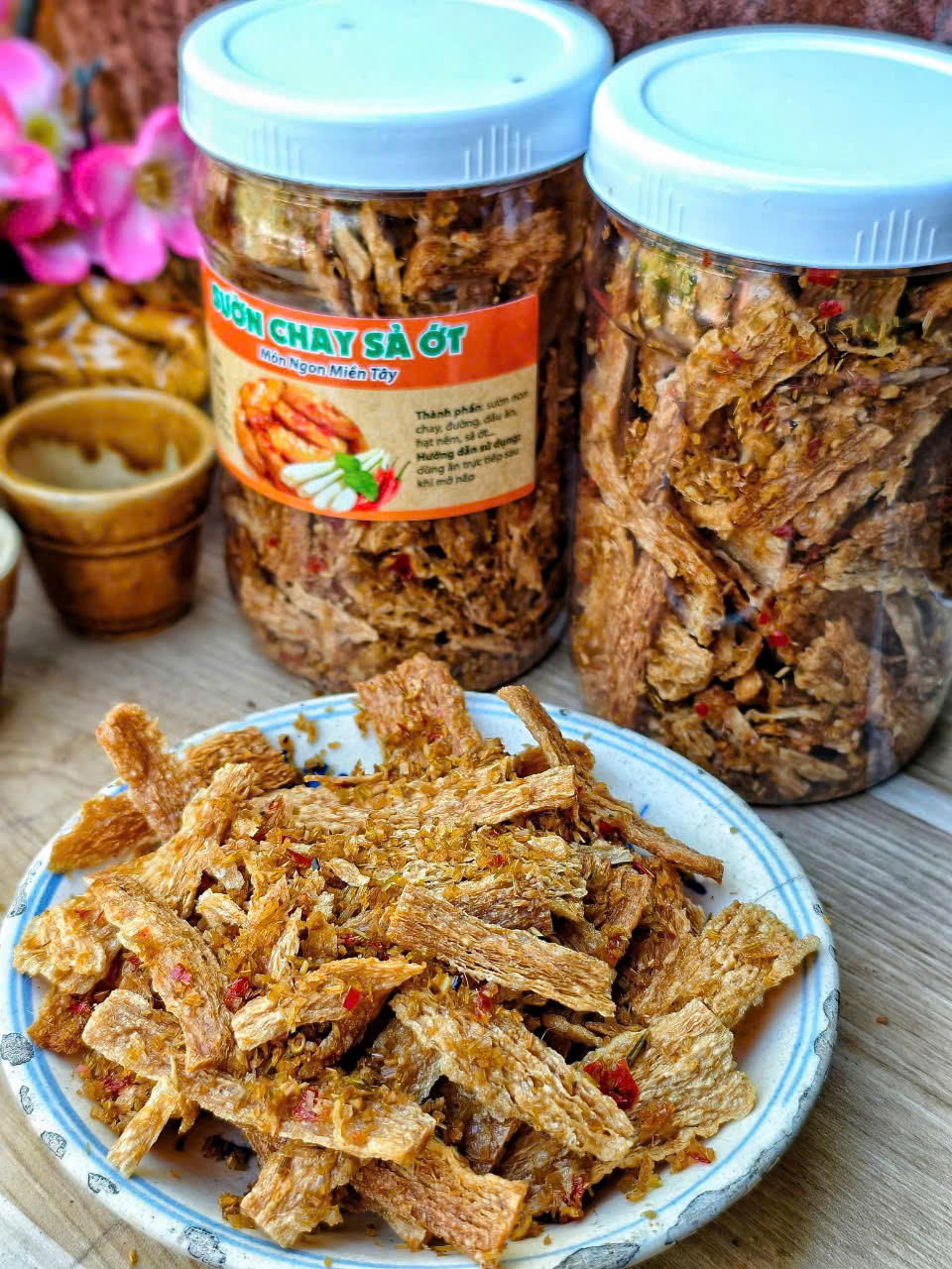 Hủ 200G Sườn Non Chay Rim Xả Ớt Thơm Ngon