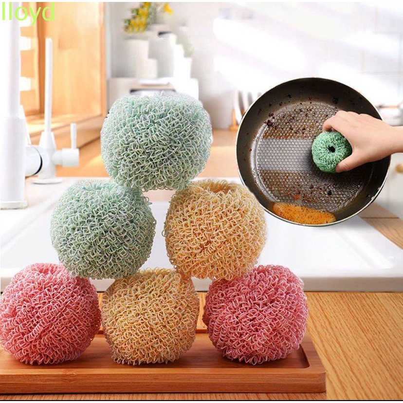 Miếng rửa chén xoong nồi bùi nhùi tròn chống trầy tiện lợi C031