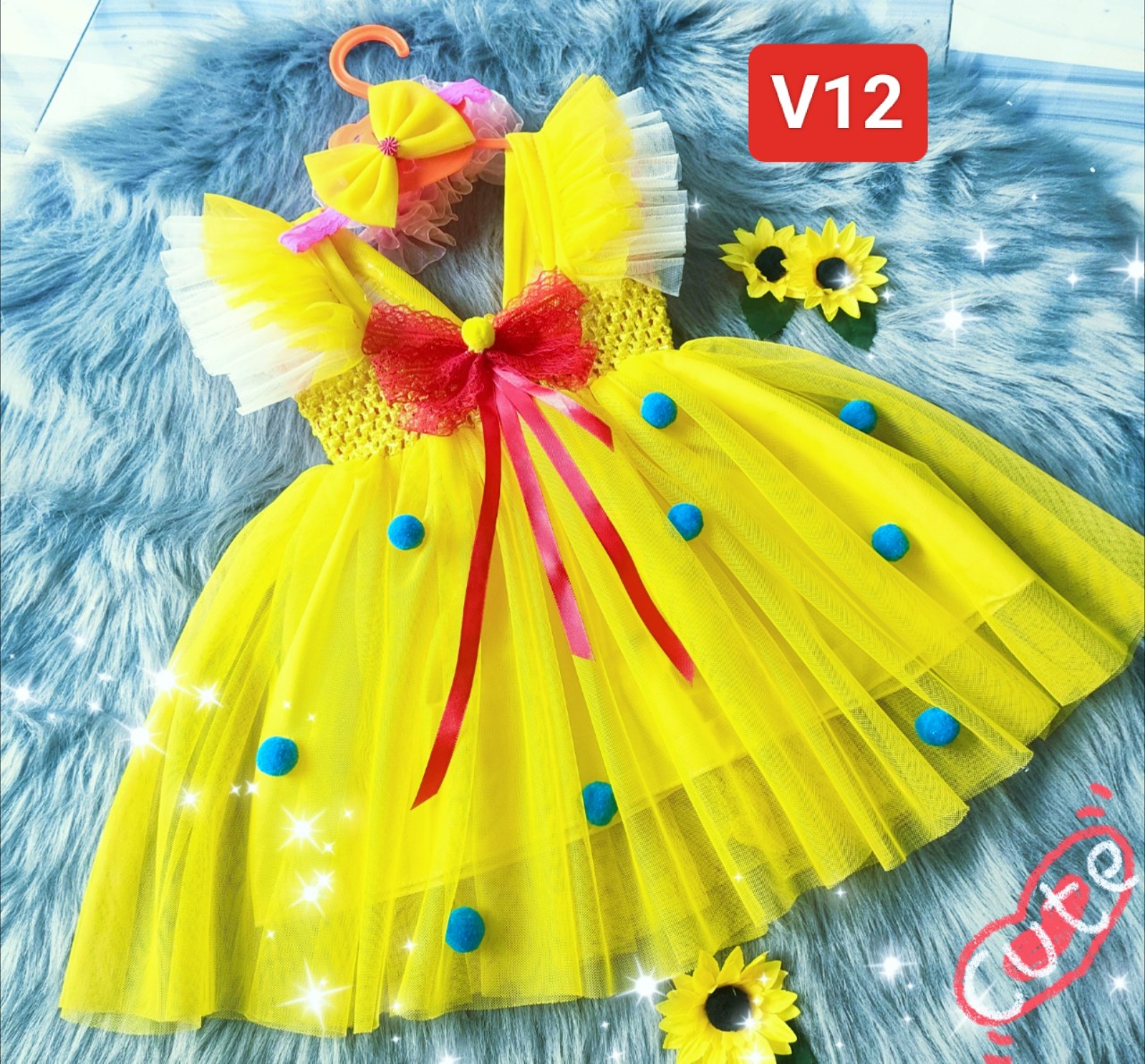 Váy bé gái, Đầm Công Chúa Dễ Thương Cho Bé đầy tháng, sinh nhật, đi chơi, dự tiệc, noel, tết