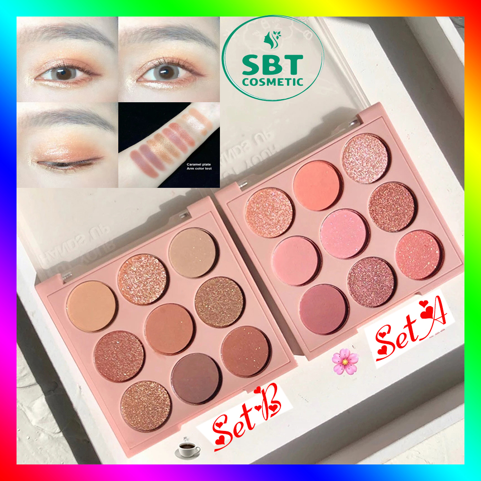 [HCM][Cực Đẹp Luôn] Bảng Phấn Mắt Gồm 9 Ô Màu Put Your Hands Up SWEET MINT – Lên Màu Chuẩn Đẹp Lấp Lánh Giữ Màu Lâu Phấn Mịn