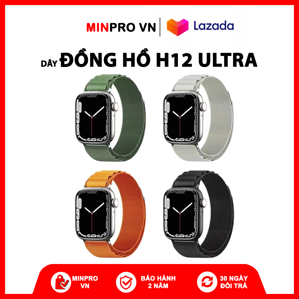 Dây Đeo Đồng Hồ Dây Đeo Hình Vòng Cho Apple Watch Dòng 3 5 SE 6 7 8 45Mm