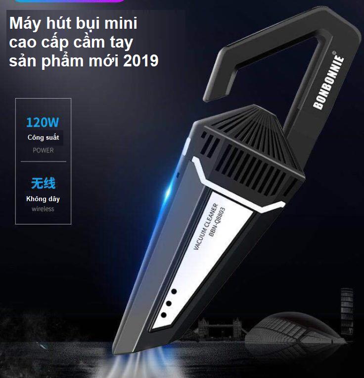 Máy hút bụi cầm tay mini cao cấp đa năng không dây 2019