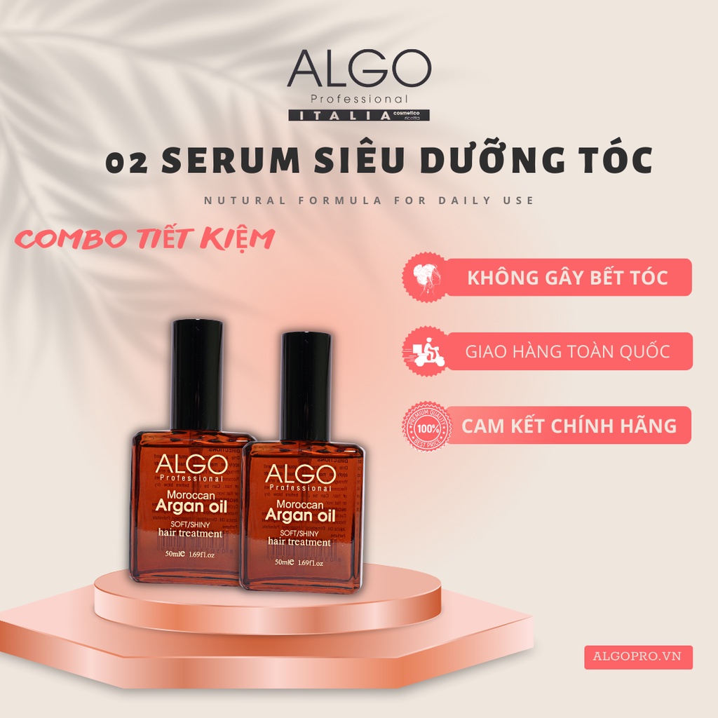 - Combo 2 Tinh dầu dưỡng tóc Argan Oil 50ml