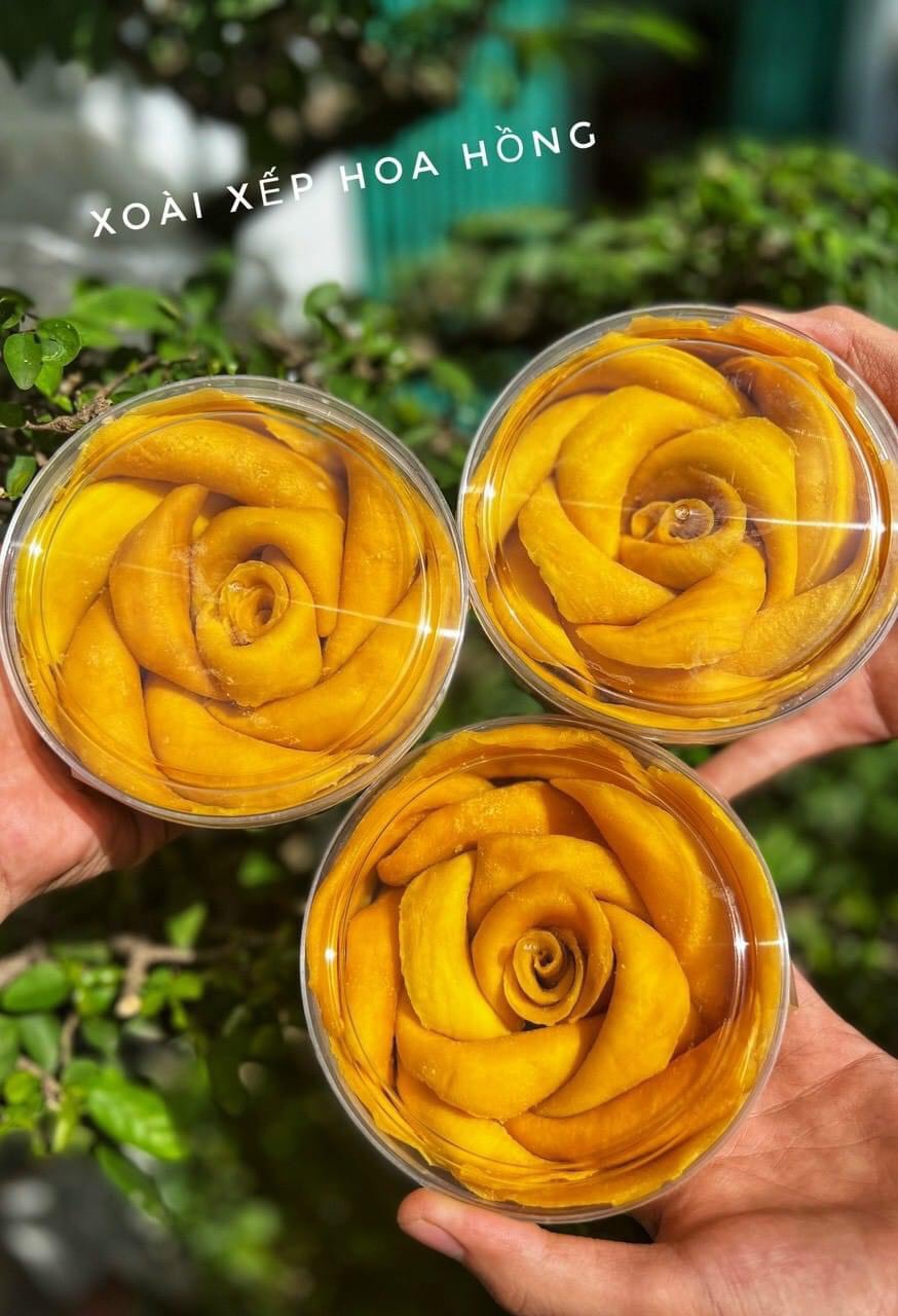 🌹🌹🌹xoài xếp hoa hồng 500g