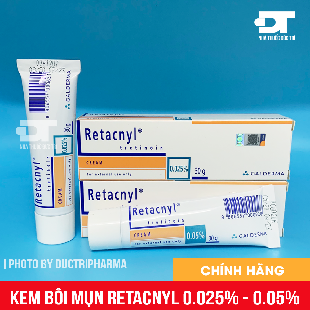 Kem Dưỡng giảm mụn Retacnyl  0.025 - 0.05