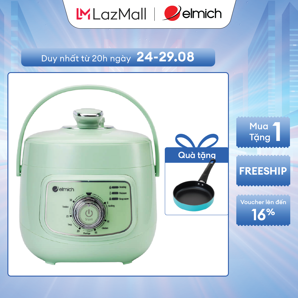 Nồi áp suất elmich pce-1805g dung tích 2,5l