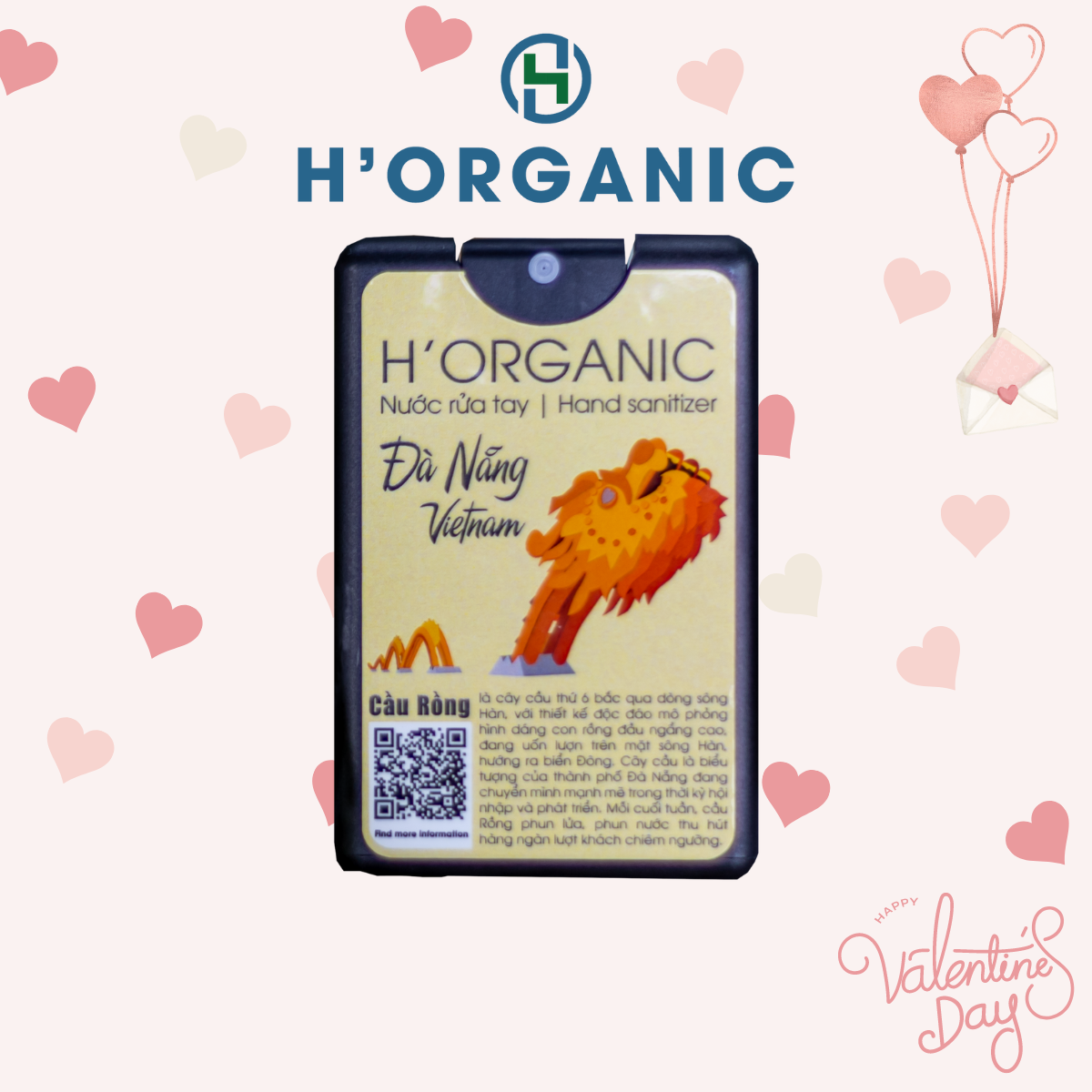 Nước rửa tay khô hữu cơ 20ml Horganic bản Cầu Rồng Đà Nẵng
