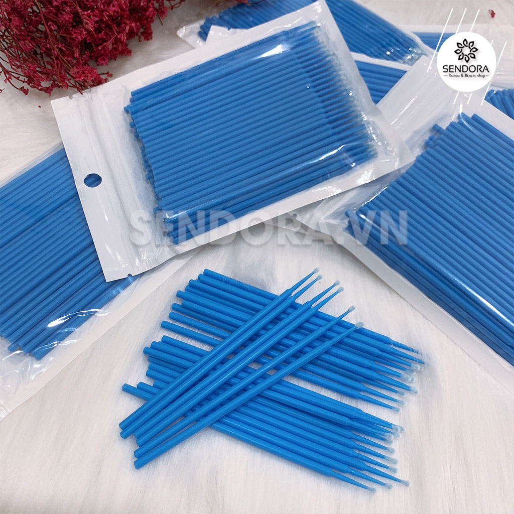 Tăm bông nhựa ủ tê - bịch 100 cây