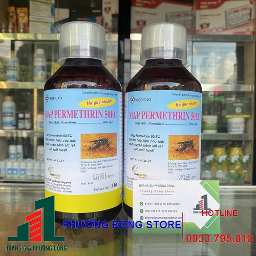 Thuốc diệt muỗi Map Permethrin 50 EC - diệt muỗi Anh Quốc