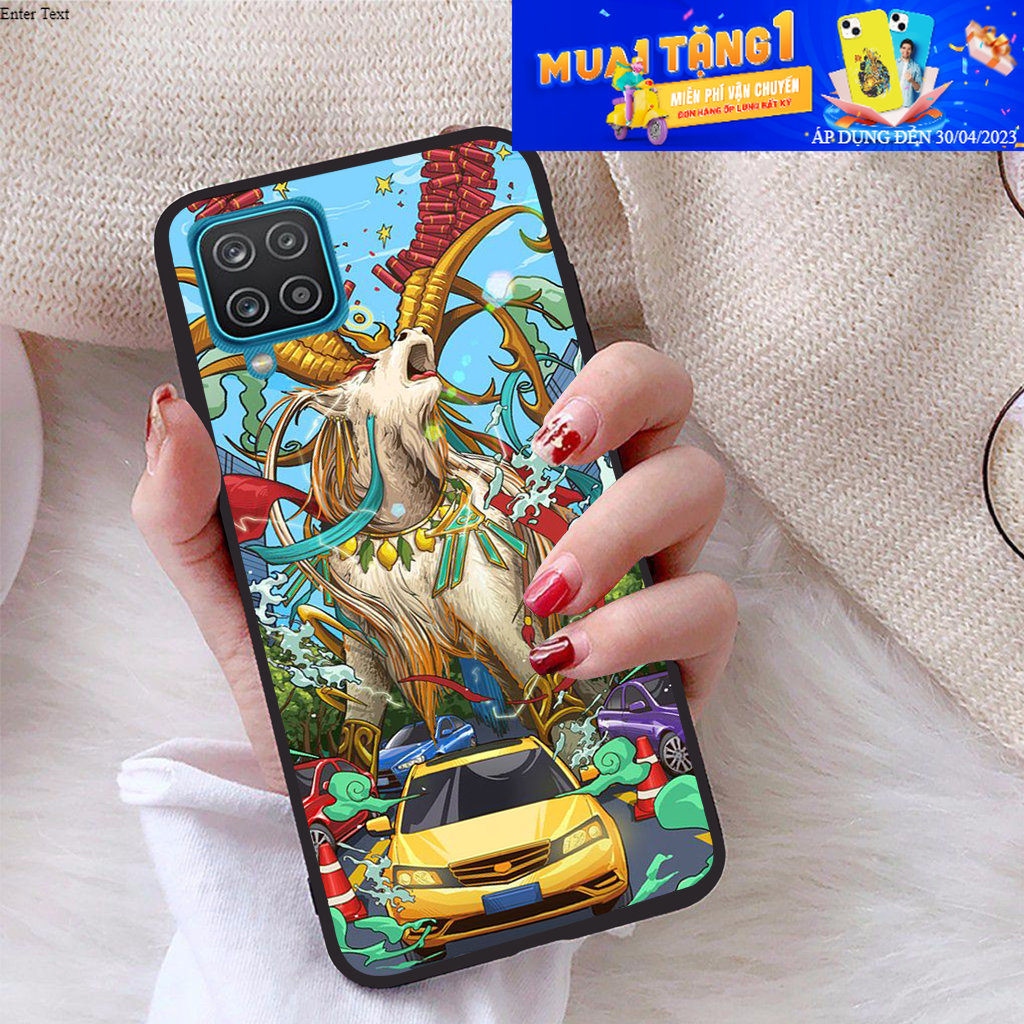 [HCM]Ốp lưng iCase dành cho Samsung Galaxy A12 viền dẻo TPU BST Sắc Màu Rực Rỡ