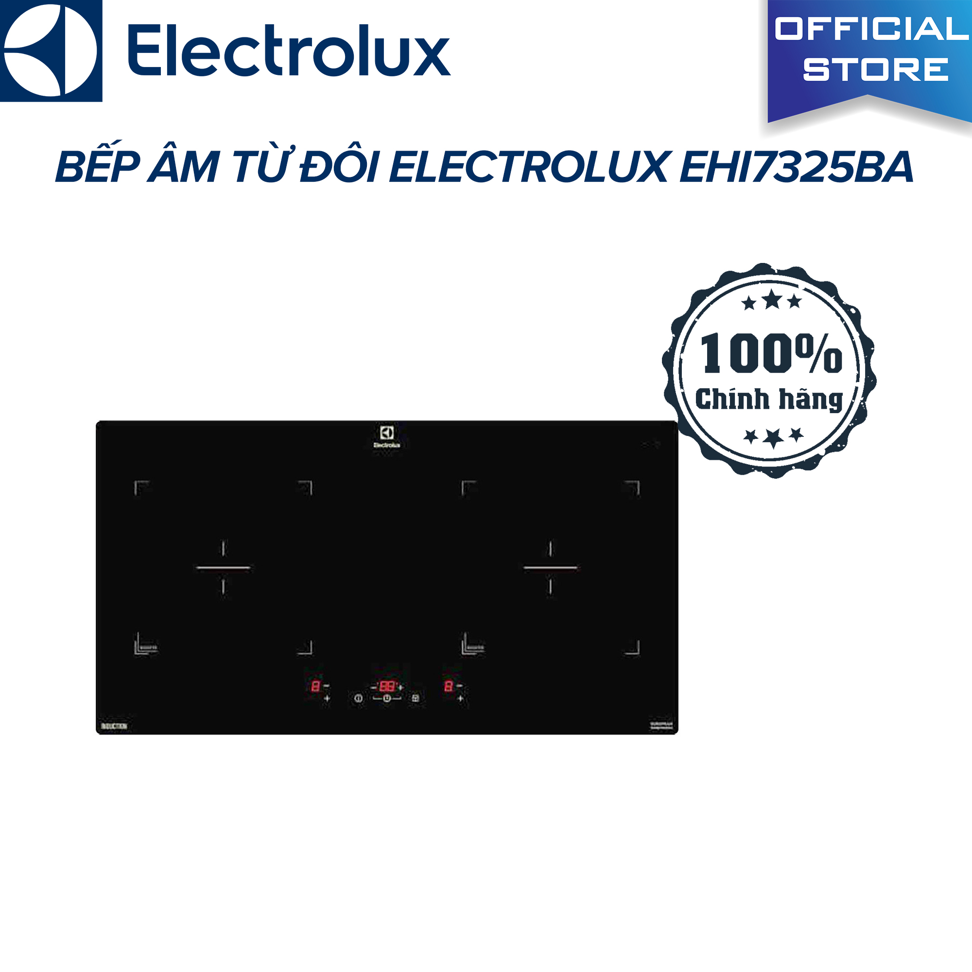 Bếp âm từ đôi electrolux ehi7325ba