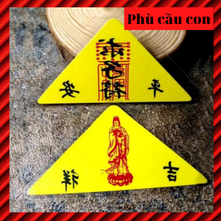 Linh phù cầu con giải quyết hiếm muộn con cái - Đã chú đồ thờ cúng phong thủy Diệu Tâm