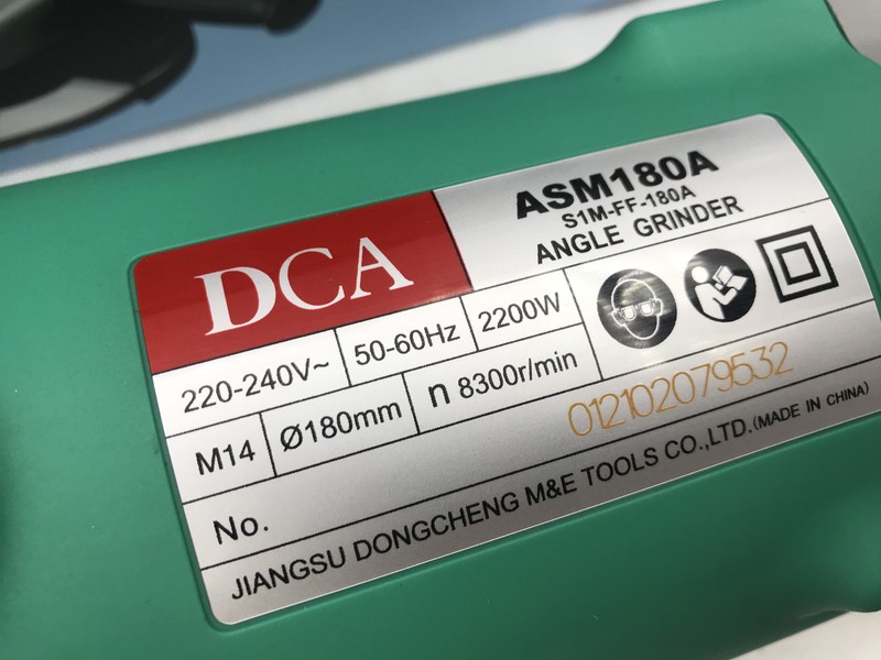 Máy mài cắt DCA ASM180A 180mm 1 tấc tám