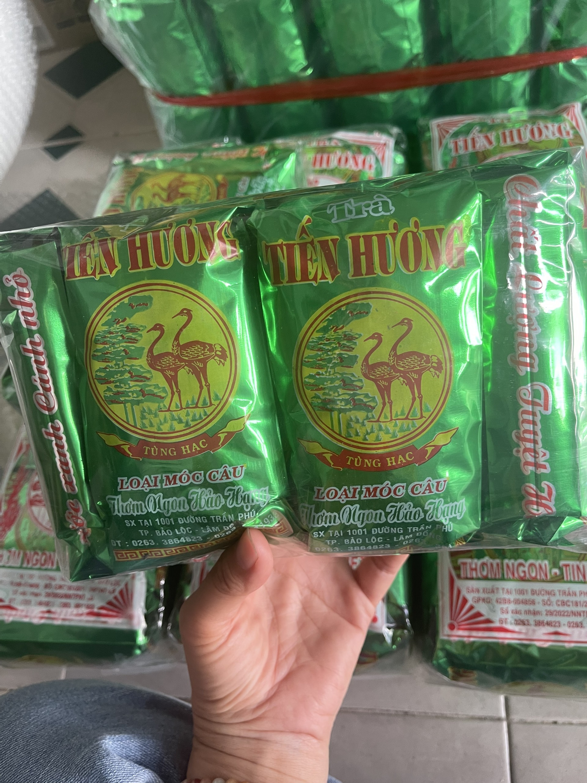 Trà Móc Câu Tiến Hương Combo 2 loại( 1 gói 70gr + 1 gói 80gr }