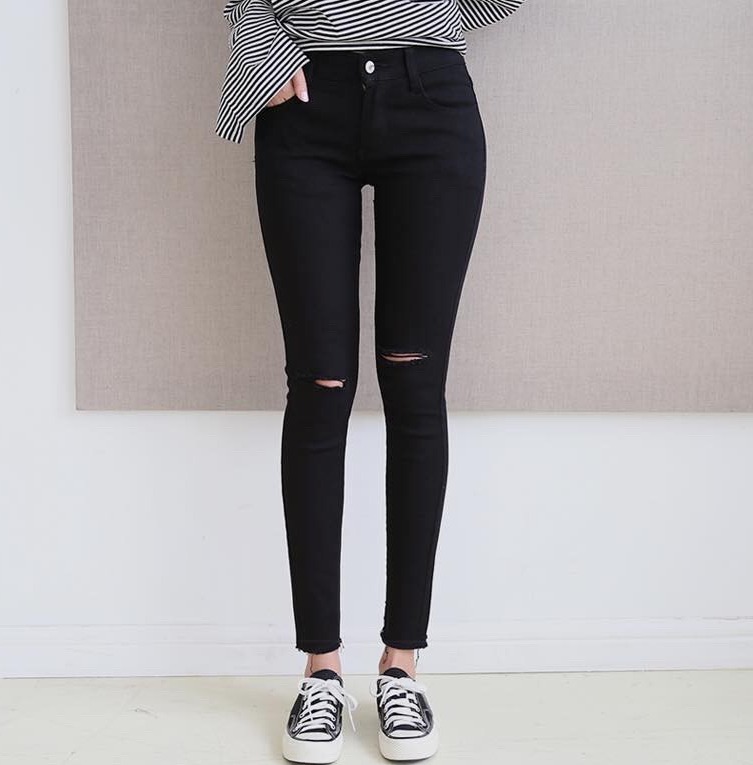 Quần kaki skinny nữ co giãn n6