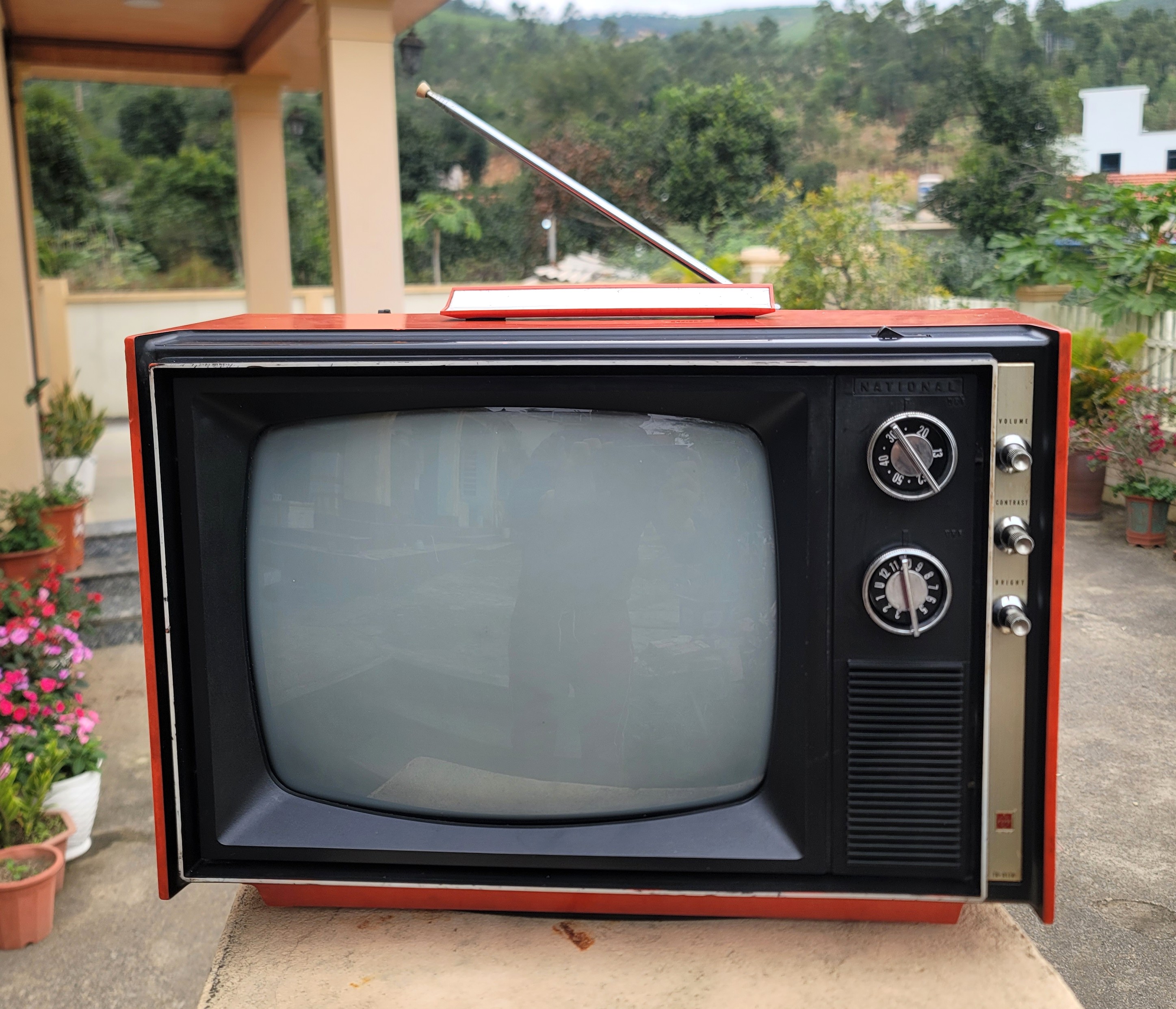 TV National TR-1202 đỏ đấu giá Nhật