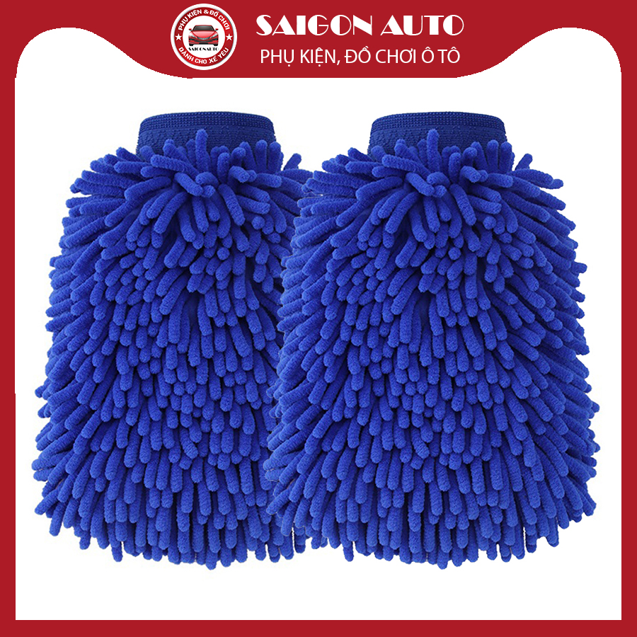   HCM  Combo 2 chiếc bao tay rửa xe ô tô xe máy làm bằng sợi microfiber mềm mịn tạo nhiều bọt  găng tay rửa xe bộ đồ nghề vệ sinh oto xe hơi chuyên dụng 