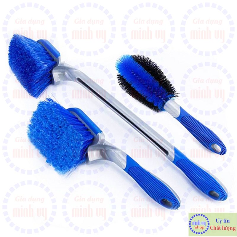 Combo 3 dụng cụ rửa xe kết hợp vệ sinh cho hộ gia đình
