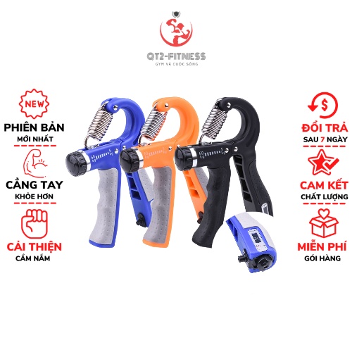 Kìm bóp cẳng tay LEATOU dụng cụ hỗ trợ tập luyện tăng khả năng cầm nắm kích thước 17x11,5x3cm