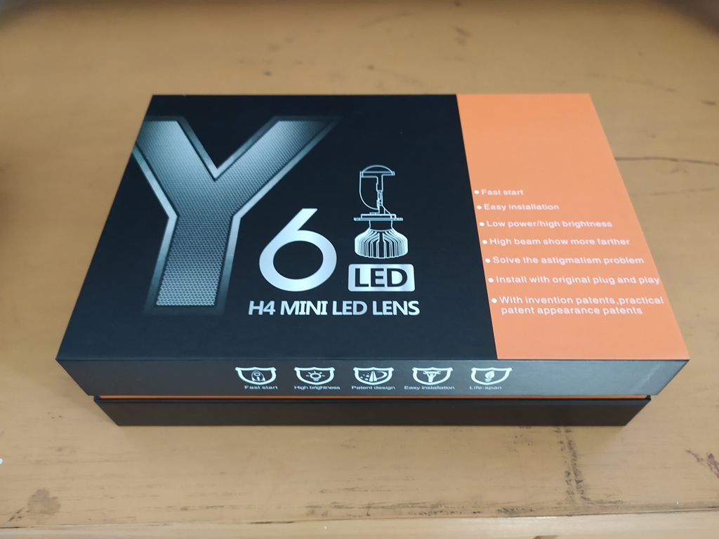 Led bi cầu h4 y6s 3 màu