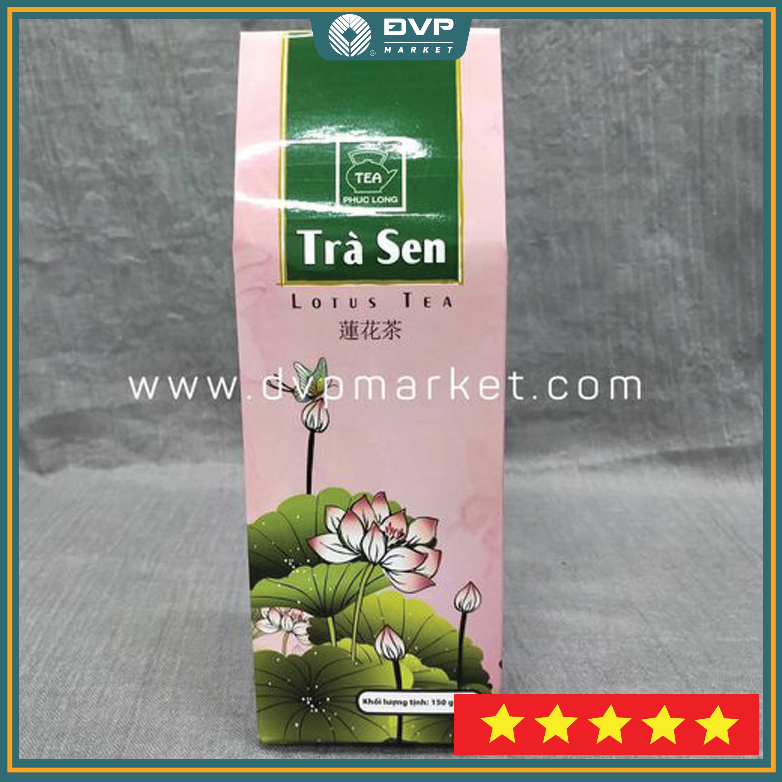Trà sen hộp giấy 150g Phúc Long
