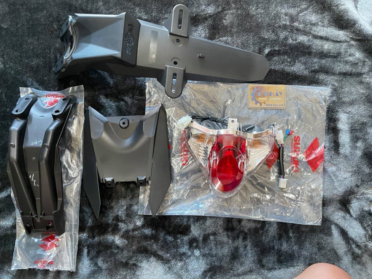 [HCM]Combo dè sau 3 món & đèn hậu Satria Fi ACR DOHC shop