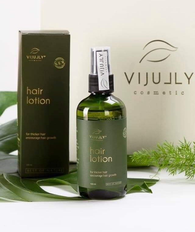 [HCM]Nước Xịt Tinh Dầu Bưởi Kích Thích Mọc Tóc Con Vijully Hair Lotion Ngăn Hói Làm Dày Và Dài Tóc