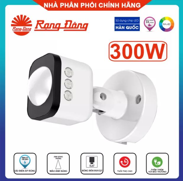 Công tắc thông minh rạng đông ct01.pir 300w - cảm biến ánh sáng chuyển động - xoay 360 độ